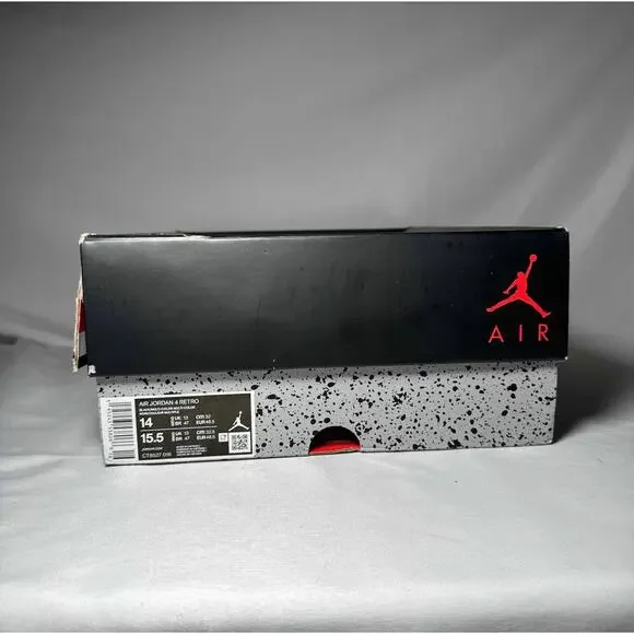 Size 14 - Nike Air Jordan 4 Retro Red Thunder Men's Shoes Ships Now